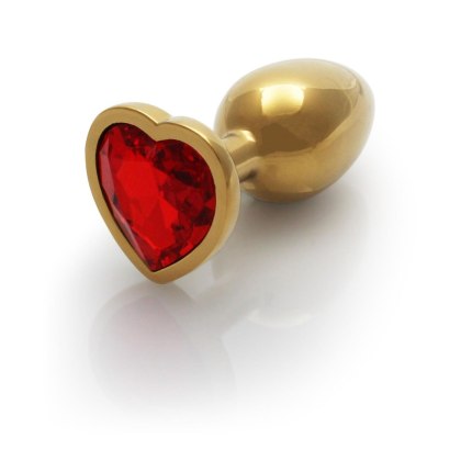 Korek analny z serduszkiem - Heart Gem Butt Plug - Small