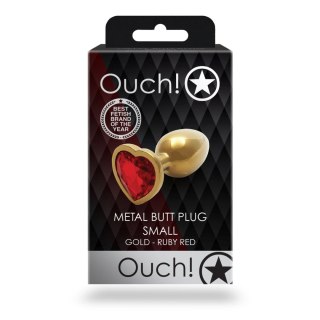 Korek analny z serduszkiem - Heart Gem Butt Plug - Small