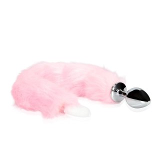 Korek analny z świecącym lisim ogonem - Light-up Fox Tail with Metal Butt Plug