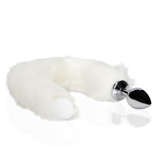 Korek analny z świecącym lisim ogonem - Light-up Fox Tail with Metal Butt Plug
