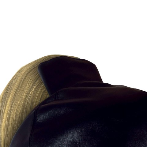 Maska z blond kucykiem - Mask with Blonde Ponytail - Black