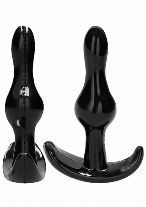 Zestaw 4 korków analnych - NO. 80 - 4-Piece Butt Plug Set - Black Zestaw 4 korków analnych - NO. 80 - 4-Piece Butt Plug Set - Black