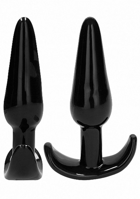 Zestaw 4 korków analnych - NO. 80 - 4-Piece Butt Plug Set - Black Zestaw 4 korków analnych - NO. 80 - 4-Piece Butt Plug Set - Black