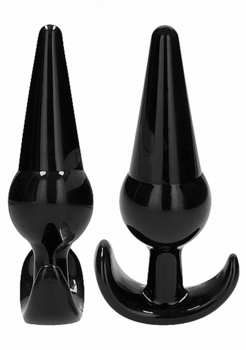 Zestaw 4 korków analnych - NO. 80 - 4-Piece Butt Plug Set - Black Zestaw 4 korków analnych - NO. 80 - 4-Piece Butt Plug Set - Black