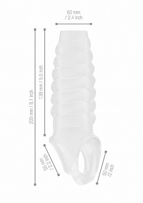 Nakładka na penisa - No.21 - Dong Extension - Transparent Nakładka na penisa - No.21 - Dong Extension - Transparent