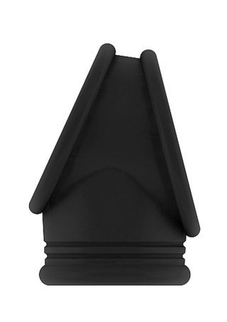 Pierścień erekcyjny - No.48 - Cockring with Ball Strap - Black