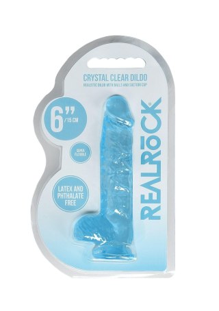 Dildo żelowe - Realistic Dildo with Balls - 17 cm