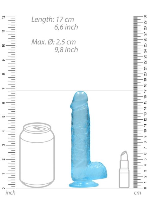 Dildo żelowe - Realistic Dildo with Balls - 17 cm Dildo żelowe - Realistic Dildo with Balls - 17 cm