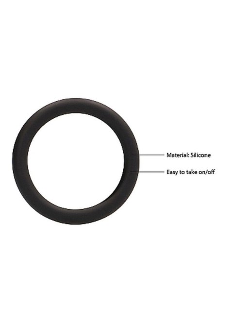 Zestaw 3 pierścieni erekcyjnych - Round Cock Ring Set - Black Zestaw 3 pierścieni erekcyjnych - Round Cock Ring Set - Black