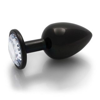 Korek analny z kryształkiem - Round Gem Butt Plug - Large
