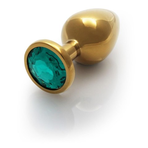 Korek analny z kryształkiem - Round Gem Butt Plug - Medium Korek analny z kryształkiem - Round Gem Butt Plug - Medium