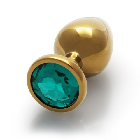 Korek analny z kryształkiem - Round Gem Butt Plug - Medium Korek analny z kryształkiem - Round Gem Butt Plug - Medium