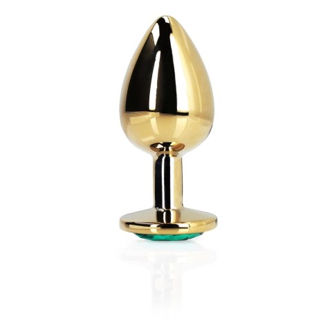 Korek analny z kryształkiem - Round Gem Butt Plug - Medium Korek analny z kryształkiem - Round Gem Butt Plug - Medium