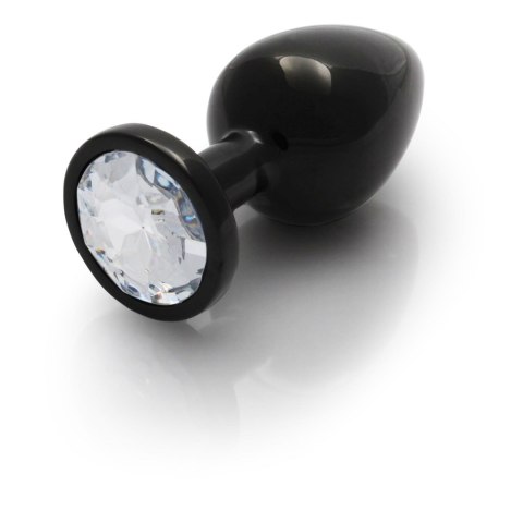 Korek analny z kryształkiem - Round Gem Butt Plug - Medium Korek analny z kryształkiem - Round Gem Butt Plug - Medium