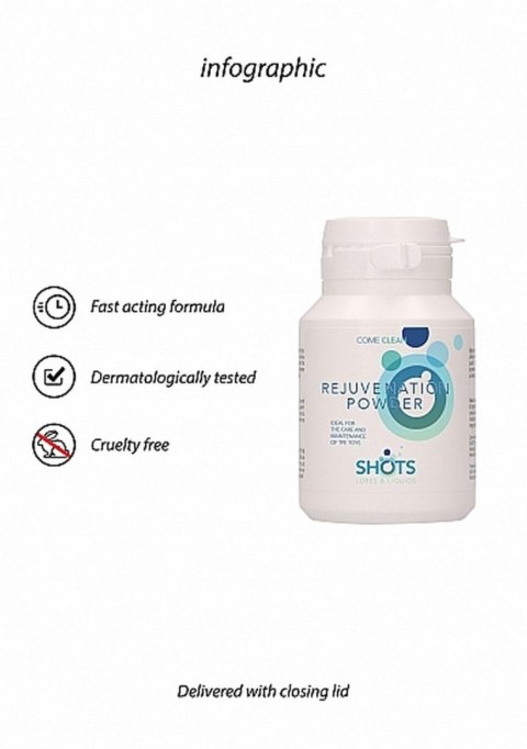 ShotsToys - Proszek do konserwacji zabawek erotycznych - Rejuvenation Powder - 35 g ShotsToys - Proszek do konserwacji zabawek erotycznych - Rejuvenation Powder - 35 g