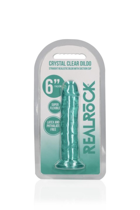 Dildo żelowe - Straight Realistic Dildo with Suction Cup - 15,5 cm Dildo żelowe - Straight Realistic Dildo with Suction Cup - 15,5 cm