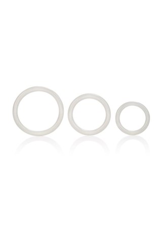 Zestaw 3 pierścieni erekcyjnych - Tri-Rings White