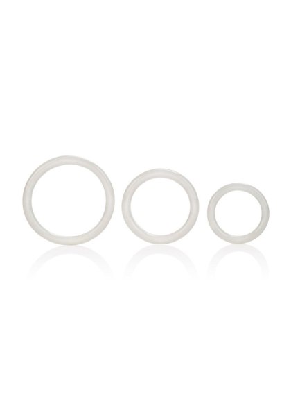 Zestaw 3 pierścieni erekcyjnych - Tri-Rings White