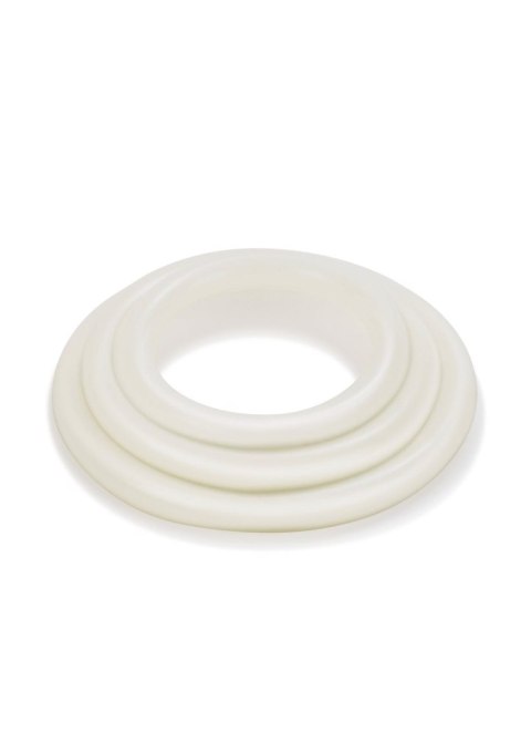 Zestaw 3 pierścieni erekcyjnych - Tri-Rings White Zestaw 3 pierścieni erekcyjnych - Tri-Rings White