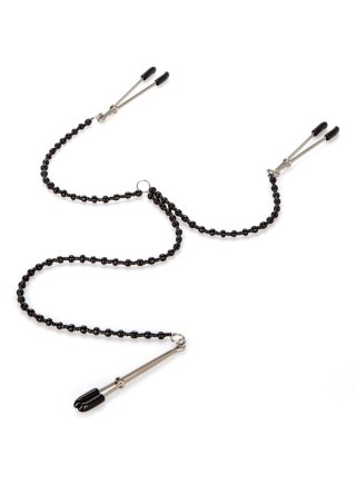 Klipsy na sutki i łechtaczkę - Tweezer Intimate Clamps Black
