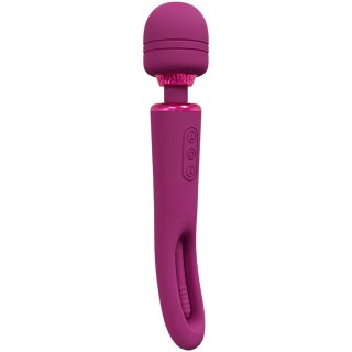 Wibrator - VIVE - Kiku - Rechargeable Double Ended Wand with Innovative G-Spot Flapping Stimulator - Pink