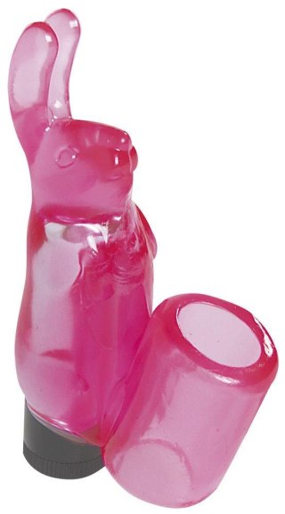Wibrująca nakładka na palec - Me You Us Mini Bunny Finger Vibrator Pink