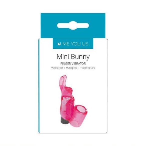 Wibrująca nakładka na palec - Me You Us Mini Bunny Finger Vibrator Pink Wibrująca nakładka na palec - Me You Us Mini Bunny Finger Vibrator Pink