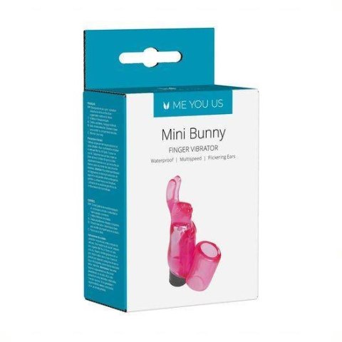 Wibrująca nakładka na palec - Me You Us Mini Bunny Finger Vibrator Pink Wibrująca nakładka na palec - Me You Us Mini Bunny Finger Vibrator Pink