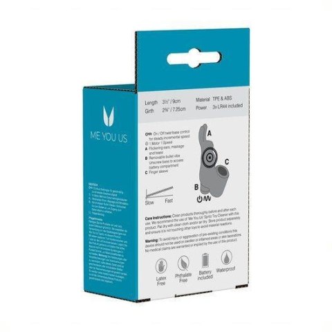 Wibrująca nakładka na palec - Me You Us Mini Bunny Finger Vibrator Pink Wibrująca nakładka na palec - Me You Us Mini Bunny Finger Vibrator Pink