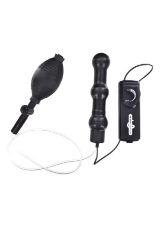 Korek analny pompowany - Zepplin Inflatable Anal Wand Black