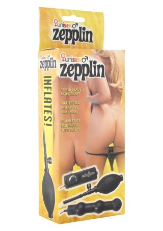 Korek analny pompowany - Zepplin Inflatable Anal Wand Black