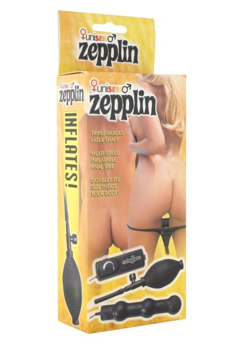 Korek analny pompowany - Zepplin Inflatable Anal Wand Black Korek analny pompowany - Zepplin Inflatable Anal Wand Black