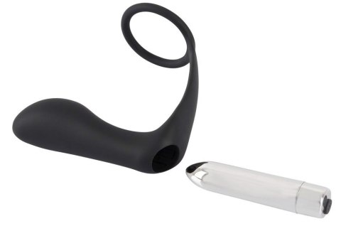 Wibrujący korek analny z pierścieniem - BV Vibrating ring & plug Wibrujący korek analny z pierścieniem - BV Vibrating ring & plug