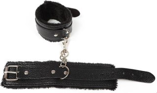 Kajdanki - Fetish Fever - Cuffs With Fur - Black