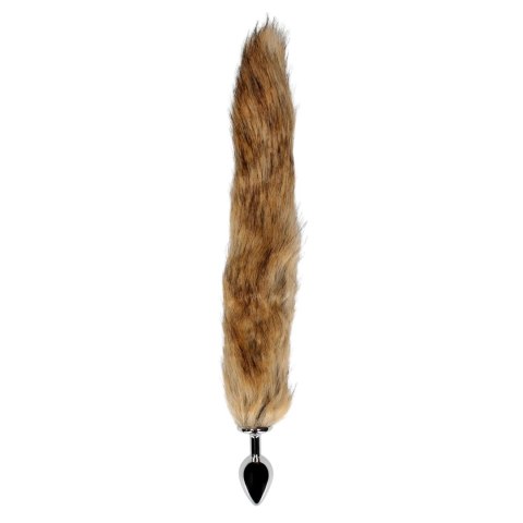 Korek analny lisi ogon - Fox Tail with Metal Butt Plug Korek analny lisi ogon - Fox Tail with Metal Butt Plug