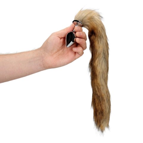 Korek analny lisi ogon - Fox Tail with Metal Butt Plug Korek analny lisi ogon - Fox Tail with Metal Butt Plug