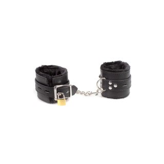 Kajdanki - Black Bondage Handcuffs BDSM