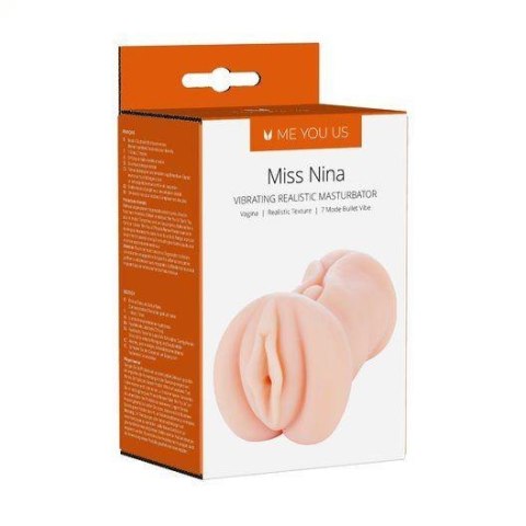 Masturbator - Me You Us Miss Nina Premium Vibrating Realistic Masturbator Flesh Masturbator - Me You Us Miss Nina Premium Vibrating Realistic Masturbator Flesh