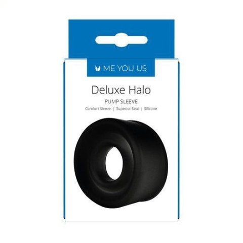 Nakładka na pompkę - Me You Us Deluxe Halo Pump Sleeve Black Nakładka na pompkę - Me You Us Deluxe Halo Pump Sleeve Black
