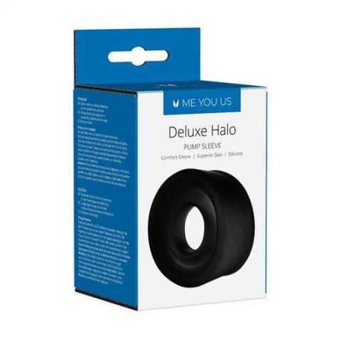 Nakładka na pompkę - Me You Us Deluxe Halo Pump Sleeve Black Nakładka na pompkę - Me You Us Deluxe Halo Pump Sleeve Black