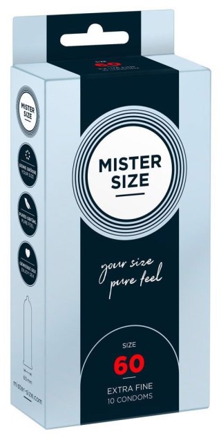 Prezerwatywy - Mister Size 60 mm - 10 szt.