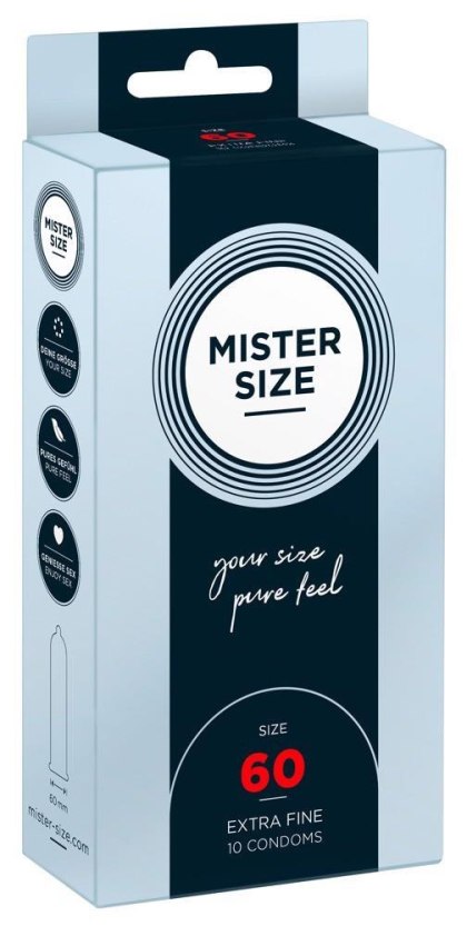 Prezerwatywy - Mister Size 60 mm - 10 szt.