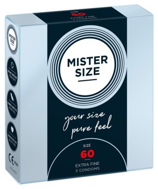 Prezerwatywy - Mister Size 60 mm - 3 szt.