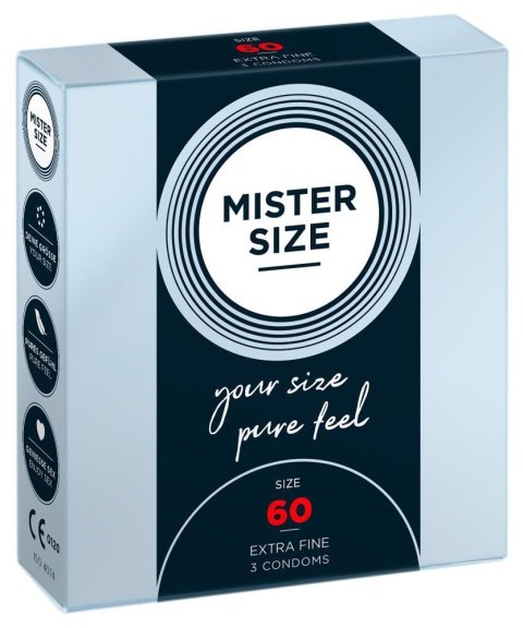 Prezerwatywy - Mister Size 60 mm - 3 szt. Prezerwatywy - Mister Size 60 mm - 3 szt.