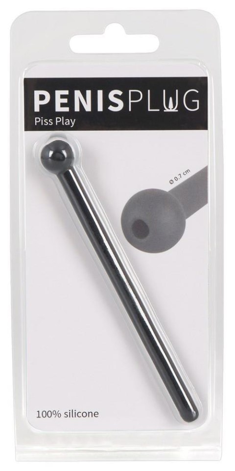 Dilator do penisa - Penis Plug Piss Play black Dilator do penisa - Penis Plug Piss Play black
