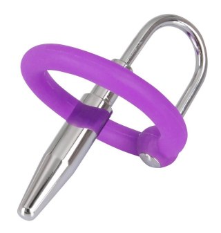 Dilator do penisa z pierścieniem - Penis Plug+Silicone Glans Ring