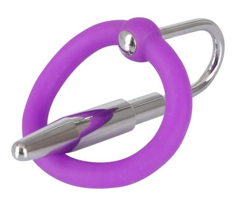 Dilator do penisa z pierścieniem - Penis Plug+Silicone Glans Ring Dilator do penisa z pierścieniem - Penis Plug+Silicone Glans Ring