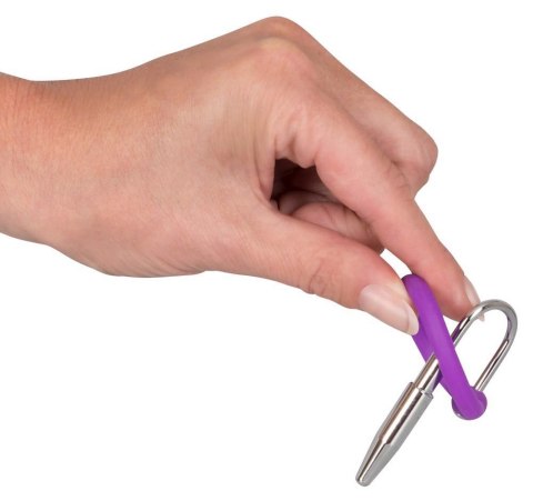 Dilator do penisa z pierścieniem - Penis Plug+Silicone Glans Ring Dilator do penisa z pierścieniem - Penis Plug+Silicone Glans Ring