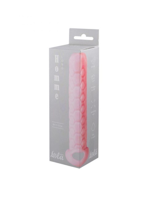 Nakładka przedłużająca penisa - sleeve Homme Long Pink for 11-15cm Nakładka przedłużająca penisa - sleeve Homme Long Pink for 11-15cm