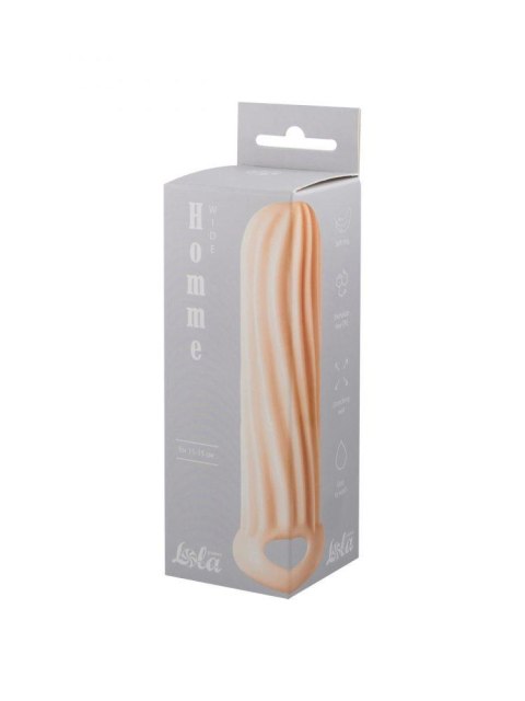 Nakładka przedłużająca penisa - Penis sleeve Homme Wide Flesh for 11-15cm Nakładka przedłużająca penisa - Penis sleeve Homme Wide Flesh for 11-15cm